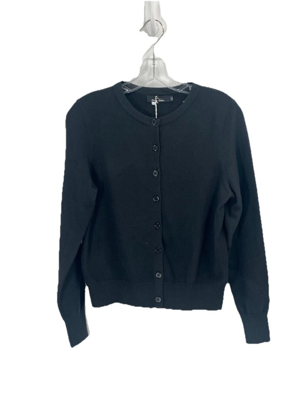 Trendy Queen Black Button Cardigan Sz XS NWT Old Money Quiet Luxury
